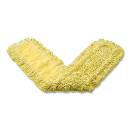 Rubbermaid Commercial Looped-End Dust Mop, Yellow, Blended Yarn, FGJ15300YL00 FGJ15300YL00